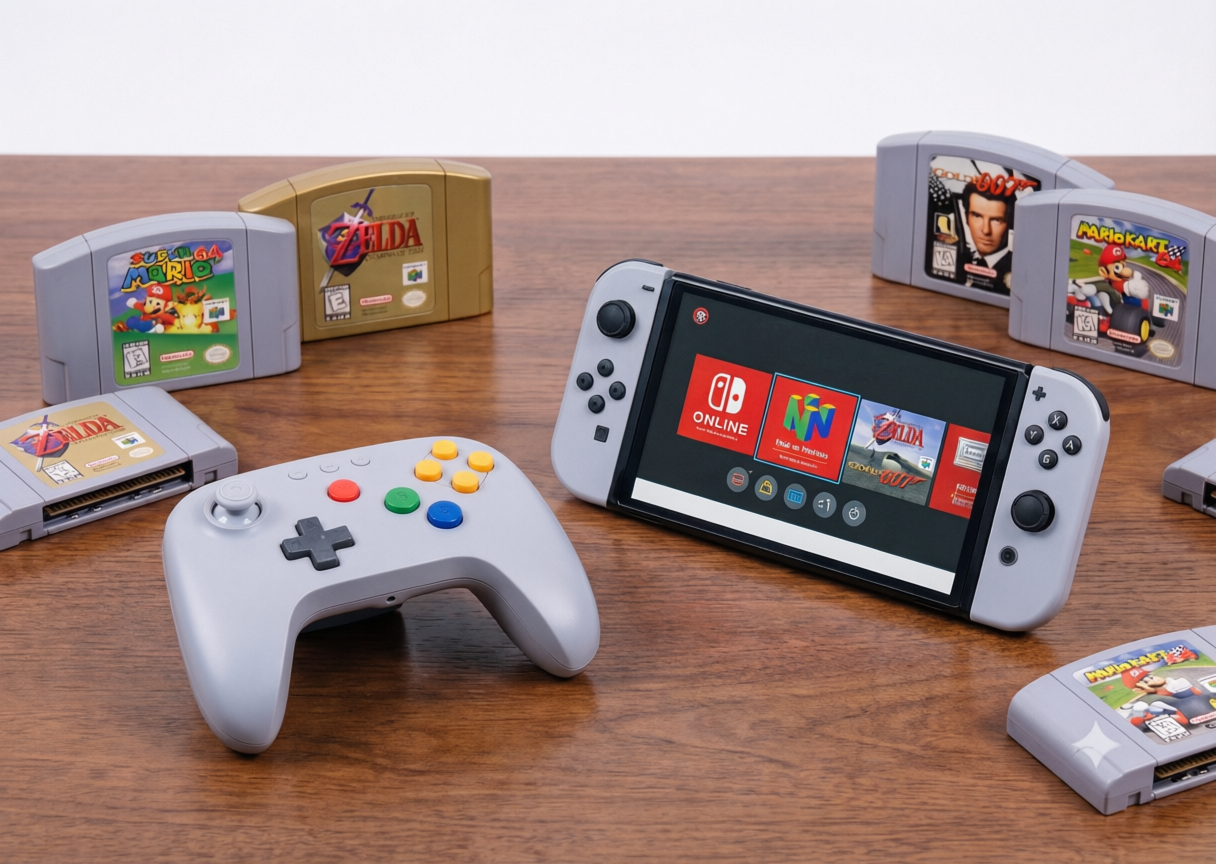 Control oficial N64 para Switch: compatibilidad total y precios en México